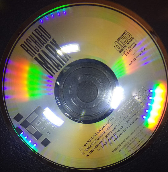 Richard Marx : Richard Marx (CD, Album)