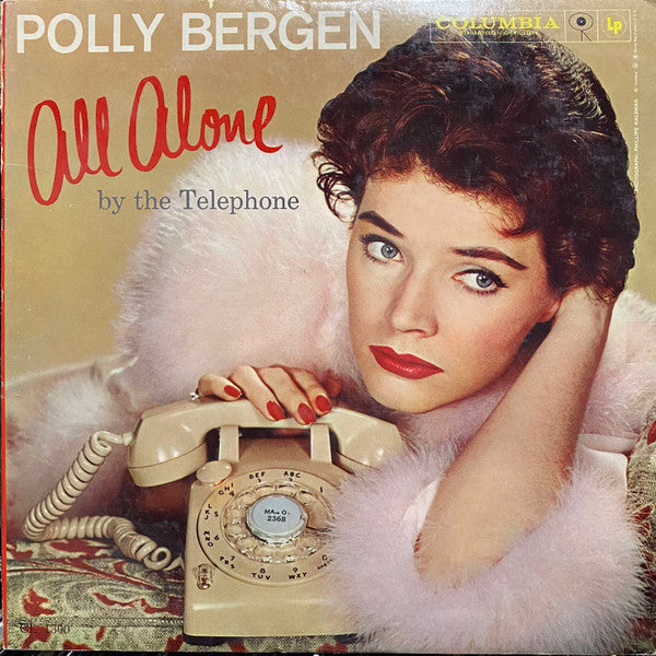 Polly Bergen : All Alone By The Telephone (LP, Album, Mono)