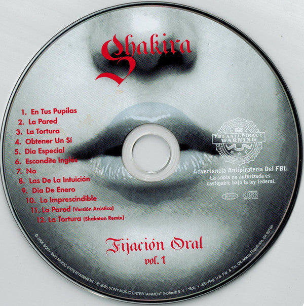 Shakira : Fijación Oral Vol. 1 (CD, Album)