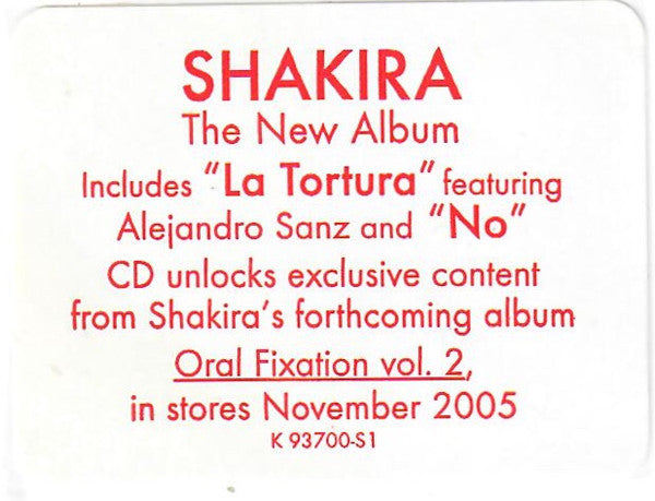 Shakira : Fijación Oral Vol. 1 (CD, Album)