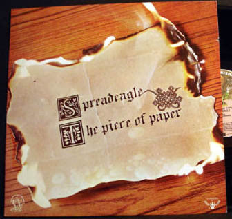 Spreadeagle : The Piece Of Paper (LP, Album, Son)