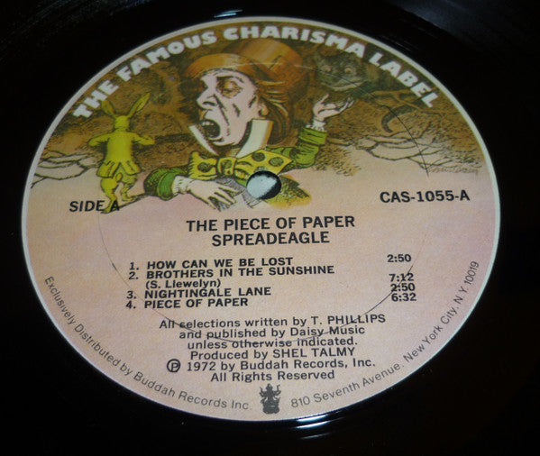 Spreadeagle : The Piece Of Paper (LP, Album, Son)