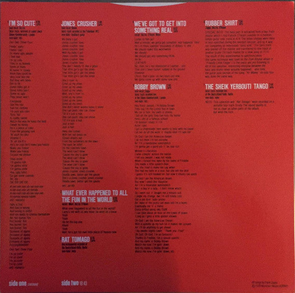 Frank Zappa : Sheik Yerbouti (2xLP, Album, RE, RM)