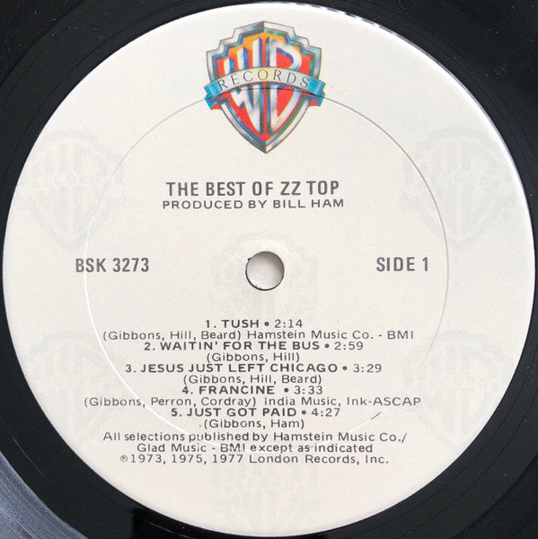 ZZ Top : The Best Of ZZ Top (LP, Comp, Club, RE, Car)