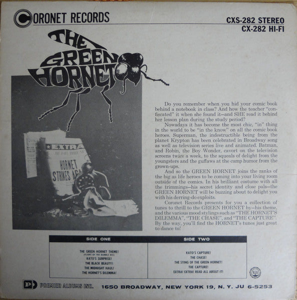 Unknown Artist : The Green Hornet (LP, Mono)