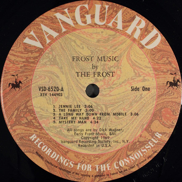 The Frost (2) : Frost Music (LP, Album, RE, Pit)