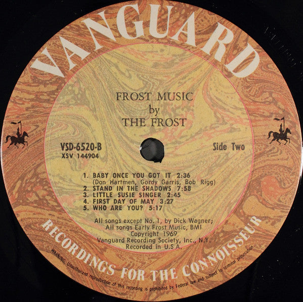 The Frost (2) : Frost Music (LP, Album, RE, Pit)