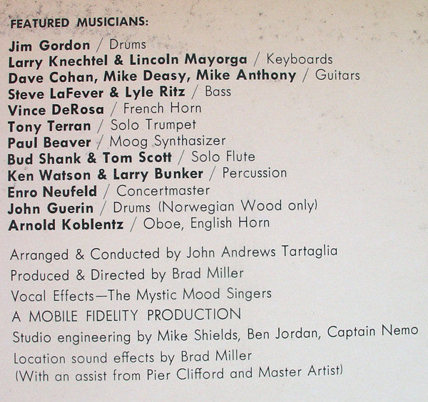 The Mystic Moods Orchestra : Extensions (LP, Album)