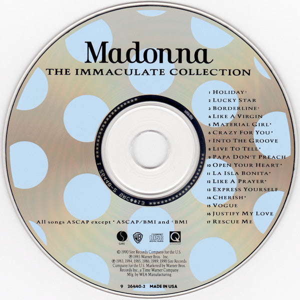 Madonna : The Immaculate Collection (CD, Comp)