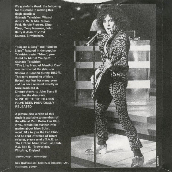 Marc Bolan : Return Of The Electric Warrior (7", Single)