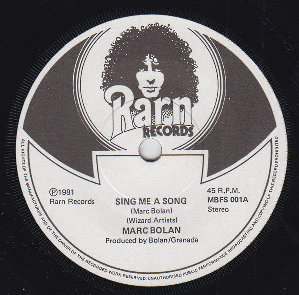 Marc Bolan : Return Of The Electric Warrior (7", Single)