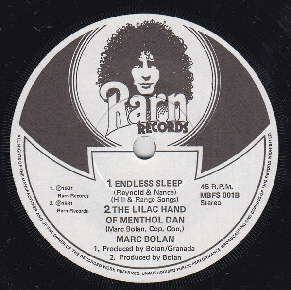Marc Bolan : Return Of The Electric Warrior (7", Single)