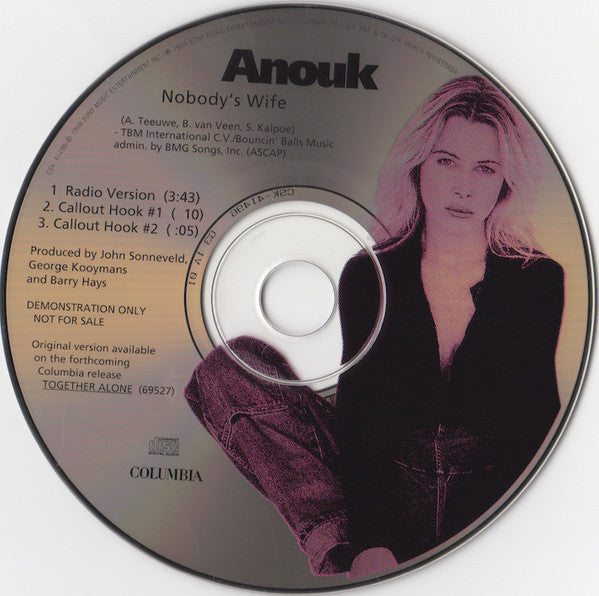 Anouk : Nobody's Wife (CD, Promo)