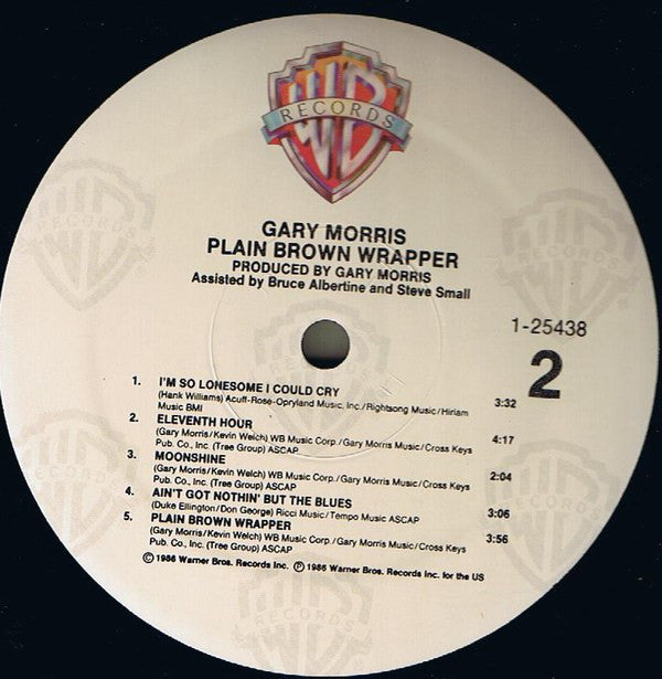 Gary Morris : Plain Brown Wrapper (LP, Album, Spe)