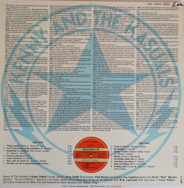 Kenny & The Kasuals : Things Gettin' Better (LP, Comp, Mono)