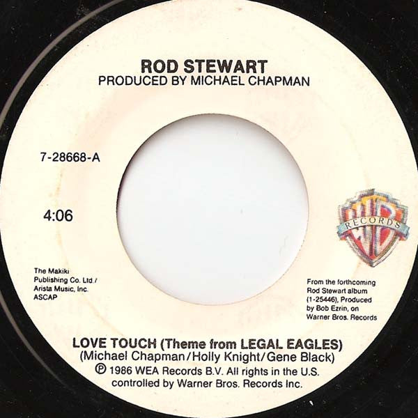 Rod Stewart : Love Touch (Theme From Legal Eagles) (7", Single, All)