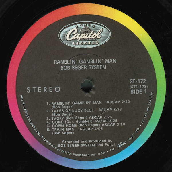 Bob Seger System : Ramblin' Gamblin' Man (LP, Album, Los)