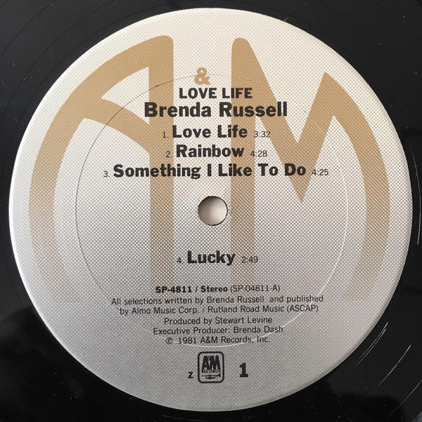 Brenda Russell (2) : Love Life (LP, Album, Z -)