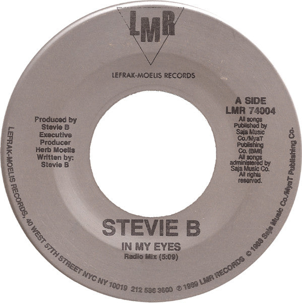 Stevie B : In My Eyes (7")