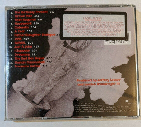 Loudon Wainwright III : Grown Man (CD, Album, Promo)