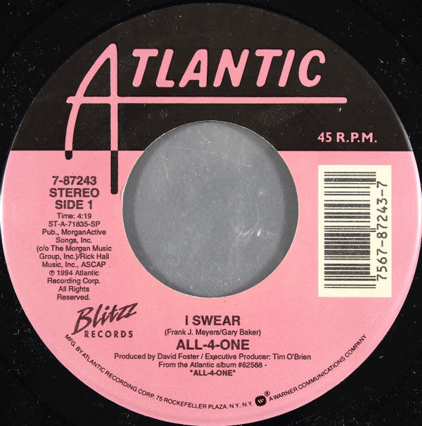 All-4-One : I Swear (7")