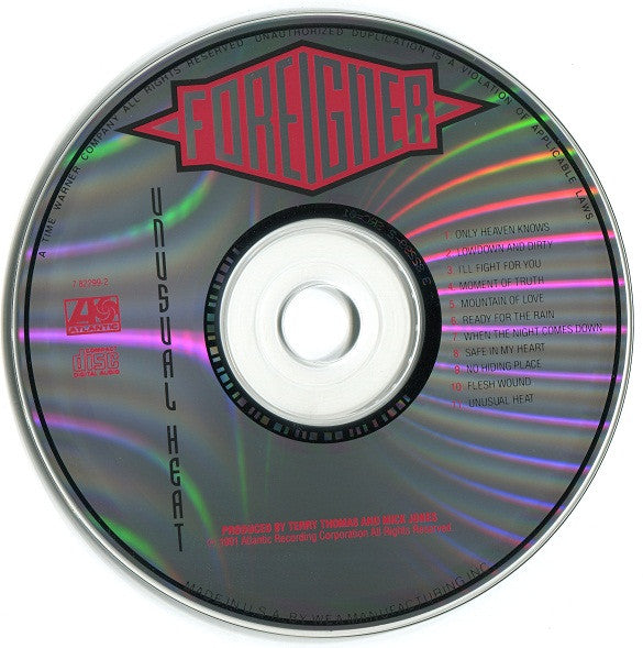 Foreigner : Unusual Heat (CD, Album)