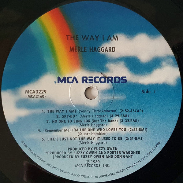 Merle Haggard : The Way I Am (LP, Album)