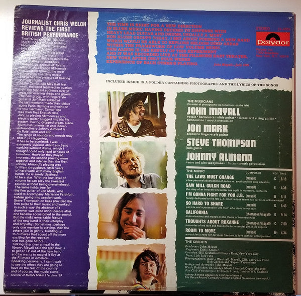 John Mayall : The Turning Point (LP, Album)