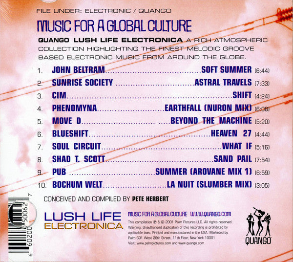 Various : Lush Life Electronica (CD, Comp, Enh)