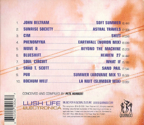 Various : Lush Life Electronica (CD, Comp, Enh)