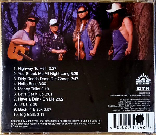 Hayseed Dixie : A Hillbilly Tribute To AC/DC (CD, Album, RE)