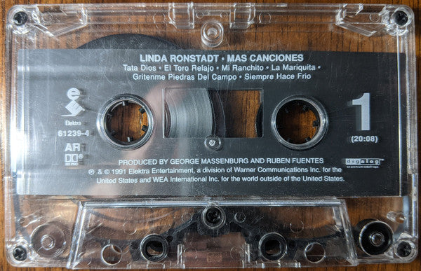 Linda Ronstadt : Mas Canciones (Cass, Album, AR)