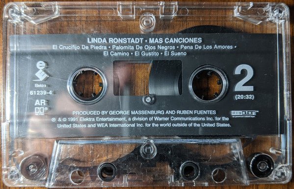 Linda Ronstadt : Mas Canciones (Cass, Album, AR)