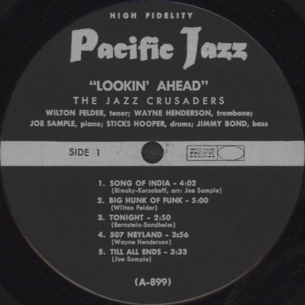 The Crusaders : Lookin' Ahead (LP, Album, Mono)