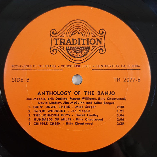 Various : Anthology Of The Banjo (LP, Comp)