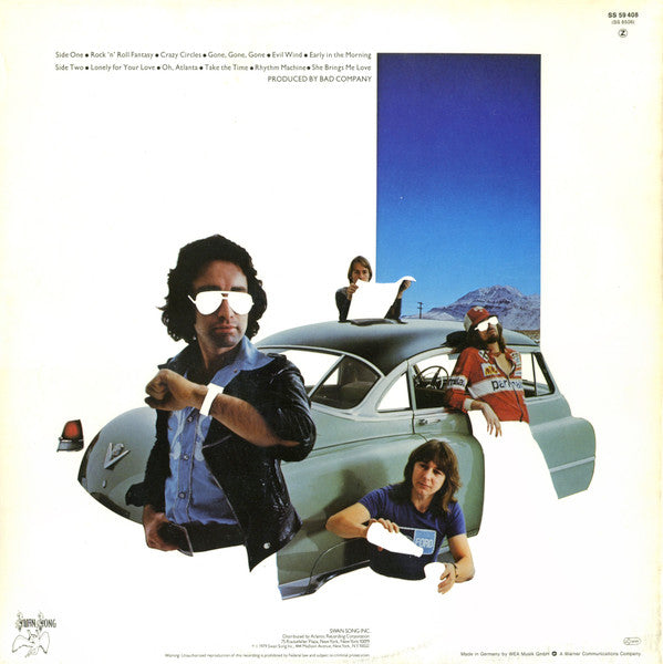 Bad Company (3) : Desolation Angels (LP, Album, Gat)
