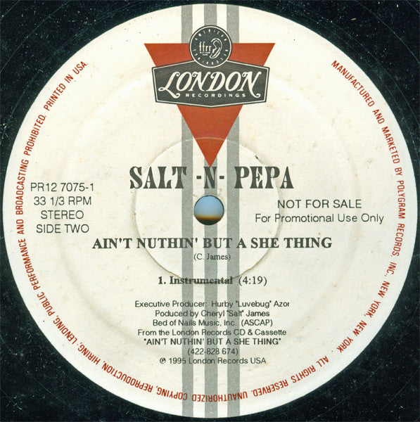 Salt 'N' Pepa : Ain't Nuthin' But A She Thing (12", Promo)