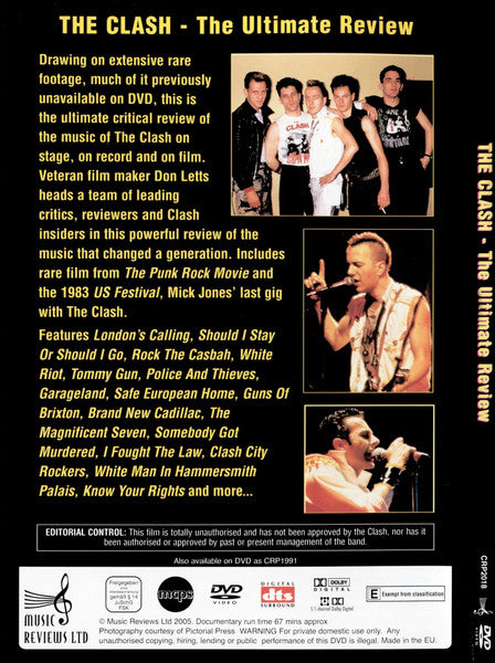 The Clash : The Clash - The Ultimate Review (DVD-V, Multichannel, PAL, Una)