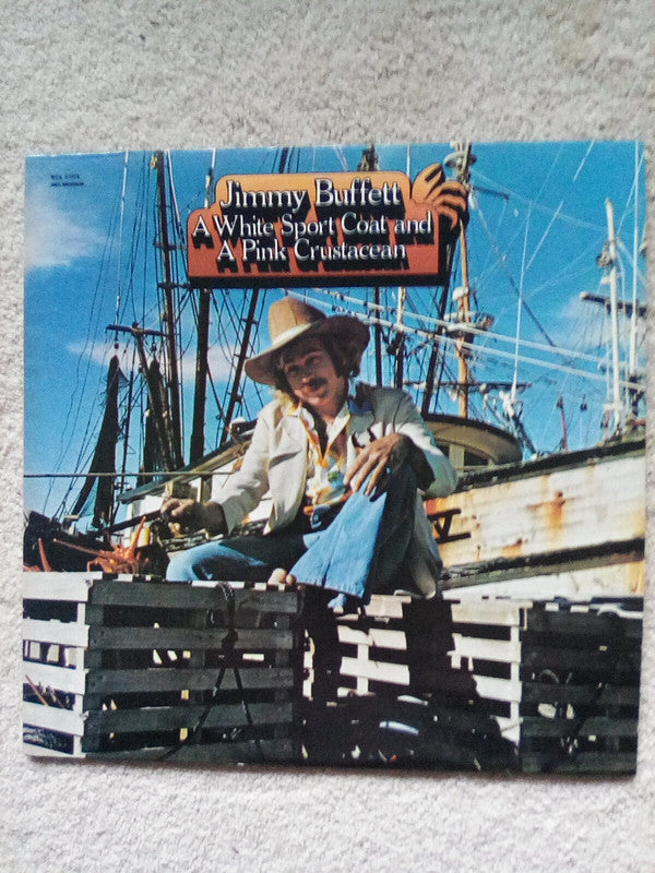 Jimmy Buffett : A White Sport Coat And A Pink Crustacean (LP, Album, RE, Pin)