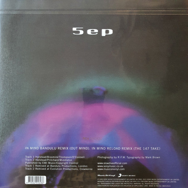 Slowdive : 5 EP (In Mind Remixes) (12", EP, Ltd, Num, RE, Cle)