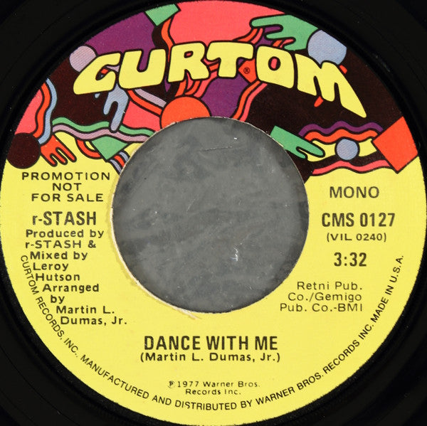Rasputin's Stash : Dance With Me (7", Single, Mono, Promo)