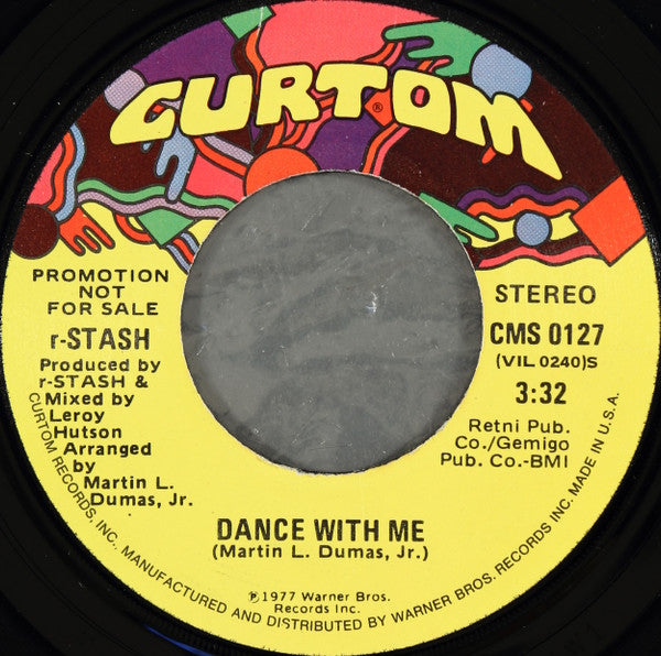 Rasputin's Stash : Dance With Me (7", Single, Mono, Promo)