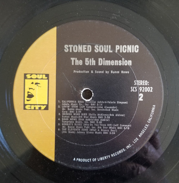 The 5th Dimension* : Stoned Soul Picnic (LP, Pit)