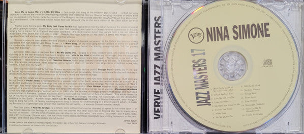 Nina Simone : Verve Jazz Masters 17 (CD, Comp, RE)