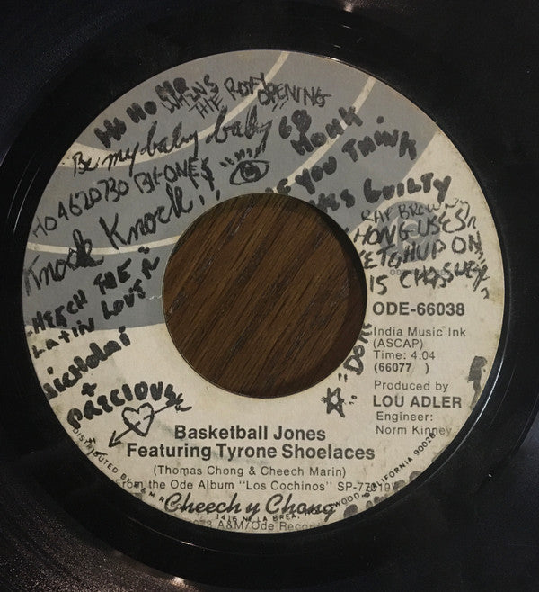 Cheech Y Chong* : Basketball Jones / Don't Bug Me (7", Single, Ter)