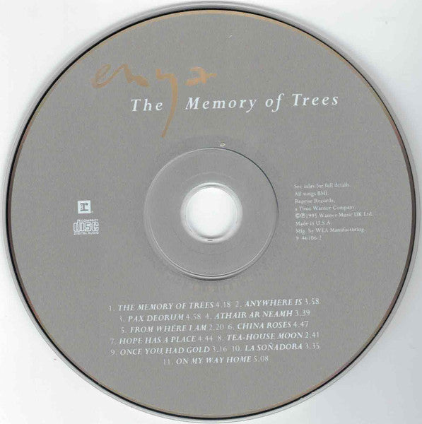 Enya : The Memory Of Trees (CD, Album, SRC)