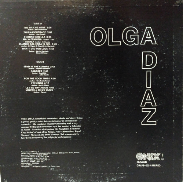 Olga Diaz (3) : Olga Diaz (LP)