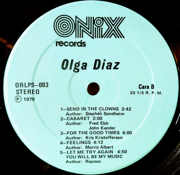 Olga Diaz (3) : Olga Diaz (LP)
