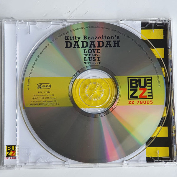 Kitty Brazelton's Dadadah : Love Not Love Lust Not Lust (CD, Album)