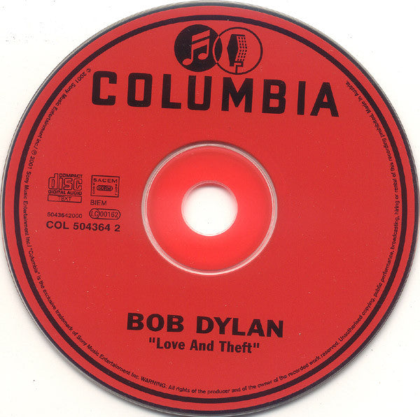 Bob Dylan : "Love And Theft" (CD, Album + CD, Bon + Ltd, S/Edition)